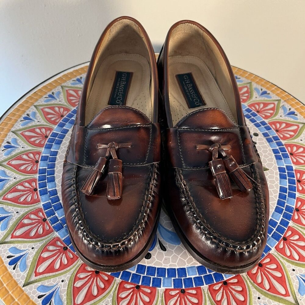 G.H. Bass & Co. Brown Leather Loafers